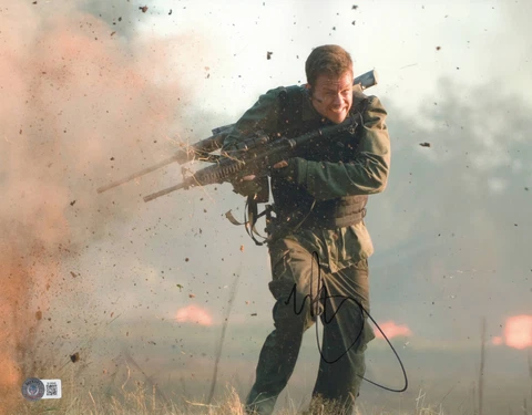 MARK WAHLBERG SIGNED AUTOGRAPH SHOOTER 11X14 PHOTO  BAS  BECKETT Cover