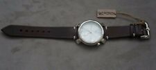 NWT Uno de 50 Handcrafted Leather White Face "Llega La Hora" Silver Wrist Watch