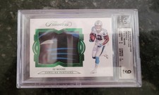 DJ Moore Flawless 2018 Rookie LOGO Patch Emerald /5 BGS 9 Mint Panthers Logo!