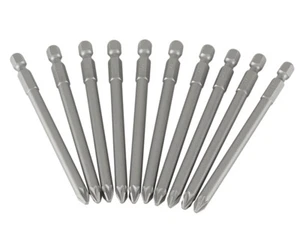 Stanley® Pozidriv Power Bits PZ2 X 100Mm (Scatola 10) STA368807B - Foto 1 di 2