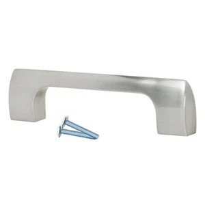 25x Modern Point 5-1/32" Brushed Nickel Kitchen Cabinet Pull Handle P418128BN - Picture 1 of 6