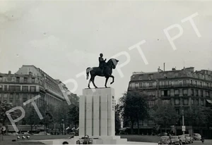 Vintage 1950s Original Photo Paris France Statue de Ferdinand Foch 1954 - Picture 1 of 4