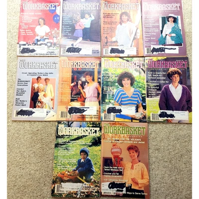 1980's The Workbasket Vintage Arts Magazine Lot of 90 Issues See Description - Image 1 of 4