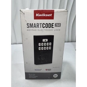 Kwikset Smartcode 260 Keypad Electronic Door Lock 992600-006 Matte Black - Picture 1 of 5
