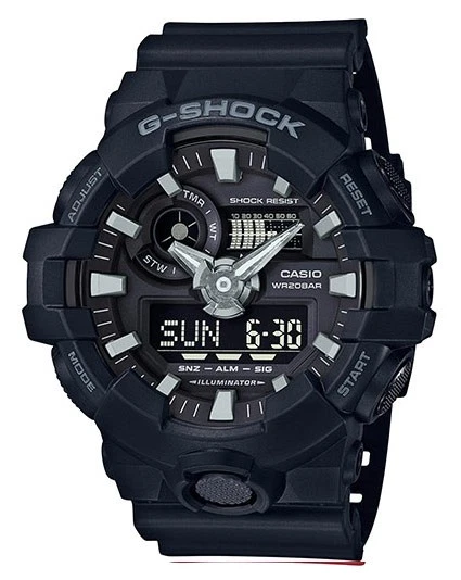 Casio GA-700-1BER G-Shock Herrenuhr Ana-Digi schwarz - Bild 1 von 1