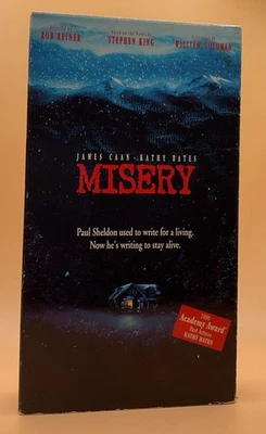 Misery VHS 1991 Stephen King **Buy 2 Get 1 Free** Foto 1 de 3