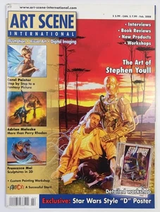 ART SCENE INTERNATIONAL FEBRUARY 2008. STAR WARS ADRIAN MALESKA STEPHEN YOULL GD - Bild 1 von 3