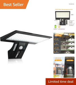 Solarlampe Außen LED 90 superhell  Bewegungsmelder 3 Modi - Bild 1 von 10