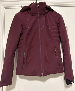 Obermeyer Women's Evanna Down Jacket Size 2 Maroon - Picture 1 of 16
