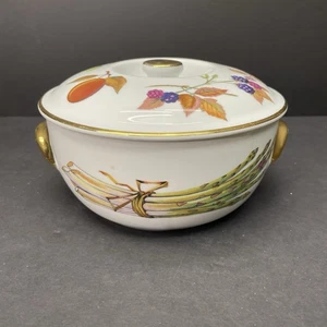 Royal Worcester Evesham Gold 1 Quart runde bedeckt Kasserolle mit Deckel 6,5"x4 1/8 - Bild 1 von 12