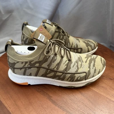 FitFlop Vitamin FF E01 Camo Knit Sports Sneakers  'Mossy Green' Women's Size 8 - Image 1 of 4