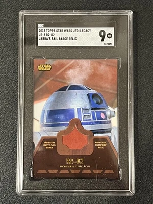 R2-D2 2013 Topps Star Wars Legacy Jabba's Sail Barge Relic SGC 9 - Image 1 of 2