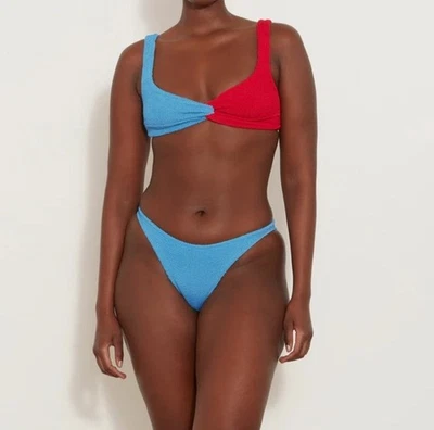 Hunza G Bikini Bottom Sky Blue Chelsea Swimsuit Brand New Tags - Image 1 of 4