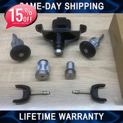 FOR FORD TRANSIT MK7 LOCK SET COMPLETE KIT & 2 KEYS 2.4 2.2 4874508 (2006-2014) - Image 1 of 4