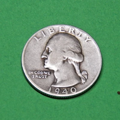 1940-D WASHINGTON QUARTER - Image 1 of 2