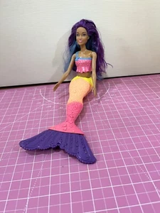 Barbie Dreamtopia Rainbow Cove Mermaid Doll Purple Hair - Picture 1 of 4