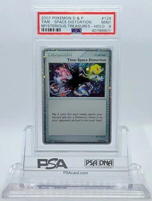 POKEMON MYSTERIOUS TREASURES TIME SPACE DISTORTION #124 PSA 9 MINT #40788801 - Image 1 of 3