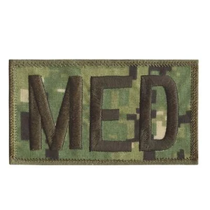 MED medic EMS US navy size 2-1/8x4 NWU type III embroidered morale patch - Picture 1 of 2