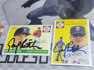 GRADY LITTLE (2) Topps Heritage AUTO (2003 + 2004).   RED SOX - Bild 1 von 1