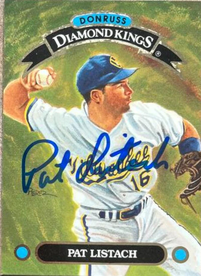 Pat Listach Autographed 1993 Donruss - Diamond Kings #DK-29 - Image 1 of 1