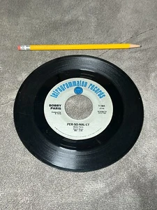 Bobby Paris - Per-So-Nal-Ly / Tragedy - Tetragrammaton - VG+/VG+ Northern Soul - Picture 1 of 2