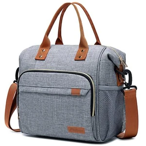 Adult Lunch Box Insulated Lunch Bag Women For Work Soft Cooler For Beach Travel - Picture 1 of 8