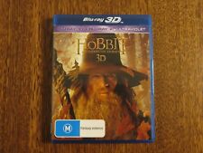 The Hobbit : An Unexpected Journey ~ 3D / 2D Blu-Ray Set | As New | Free Postage