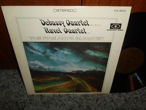 Debussi Quartet in G, Op 10, Ravel Quartet in F FINE ARTS QUARTET VINYL LP - Foto 1 di 3