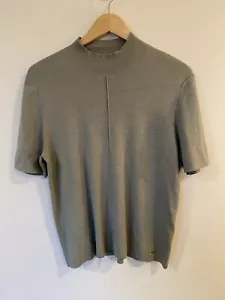 Tahari Mock Neck Sweater Short Sleeve Green Size XL NWT - Picture 1 of 11