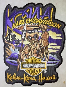 Giacca Moto Harley Davidson Kailua-Kona Hawaii Patch 5 x 3,5 pollici - Foto 1 di 10