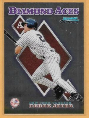 1999 Bowman Chrome Derek Jeter Diamond Aces Insert - Image 1 of 2