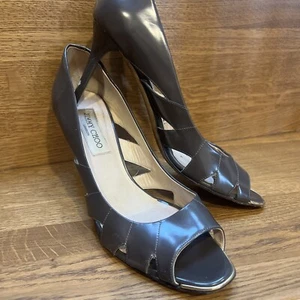 Jimmy Choo peep toe heels size 39.5 - Picture 1 of 6