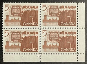 Canada #448 MNH Corner Block Stamps 1966 - London Conference (SG# 573) - Picture 1 of 1