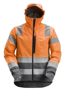 Chaqueta de trabajo impermeable Snickers AllroundWork Hi-Vis, kl. 3, EN 20471, 3 - Imagen 1 de 4