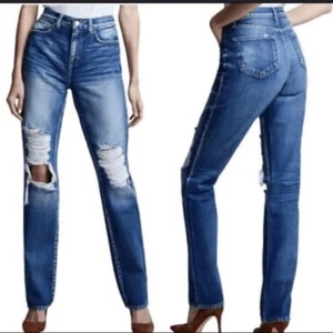 L’Agence Rockie High Rise Straight Leg Damen Distressed Jeans Größe 33 Freizeit - Bild 1 von 7