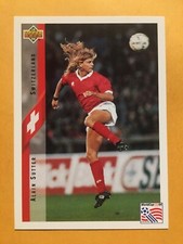 1994 Upper Deck World Cup #130 Switzerland Alain Sutter Soccer Card 