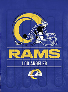Northwest NFL Los Angeles Rams Draft Comforter & Sham Set, Twin
