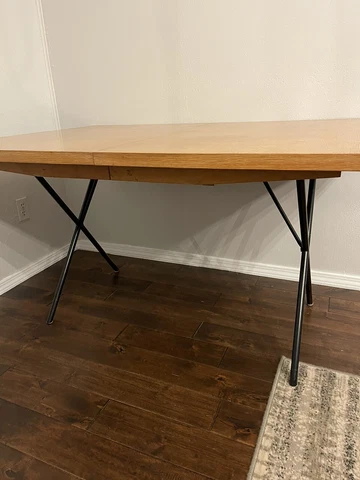 George Nelson For Herman Miller X-Leg Dining table Cover