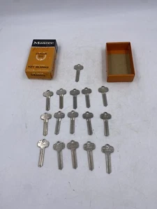 Master Original Key Blanks Box of 16 ILCO 1114 - Picture 1 of 7