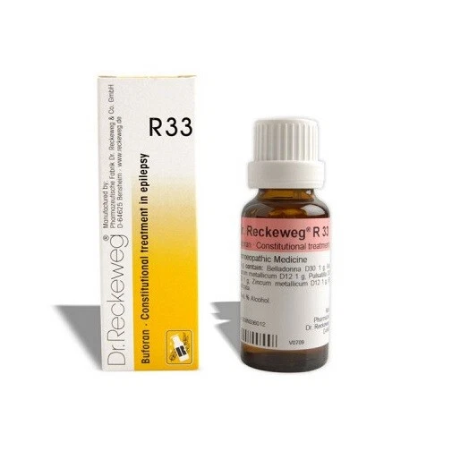 Dr. Reckeweg R33 Buforan Drops 22ml For Convulsions, Twitching of Muscles,Cramps - Image 1 of 1
