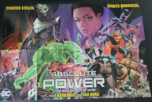 ABSOLUTE POWER PROMO POSTER 24x36 DC COMICS 2024 DAN MOORE! NEW - Picture 1 of 1