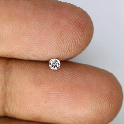 0.09 CT Light Yellow Round Diamond – Perfect Loose Stone for Custom Rings - Image 1 of 4