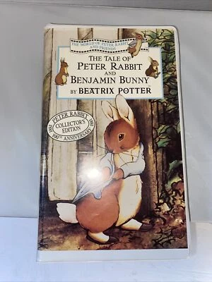 The Tale of Peter Rabbit & Benjamin Bunny VHS 1993 Collectors Edition 100th Annv Foto 1 de 4