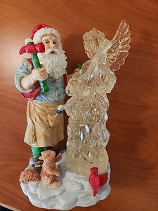 Jaimy Weihnachtsmann Skulptur Eisengel Eichhörnchen Vintage 1997 Weihnachten Xmas  - Bild 1 von 10