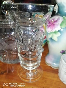 1930’s-Mondae Siren-Ice Cream/Soda Fountain-7.5” Pedestal- Clear-Glass - Bild 1 von 8