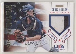 2012 Panini USA Baseball National Team 15U /35 Chris Cullen #7 Patch