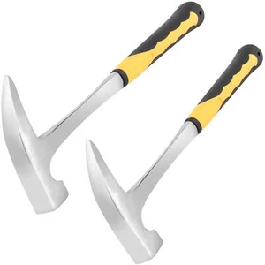 2 Pcs 32 Oz 11.9 Inch Rock Pick Hammer Chrome Plated Carbon Steel Geology Hammer - Picture 1 of 6
