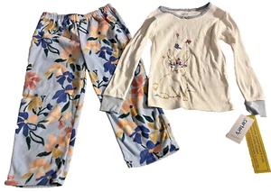 NWT Girls Pajamas From Carter's 5T Bunny& Floral - Picture 1 of 3