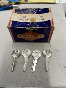 1968 Chevy GM Oldsmobile Cadillac Pontiac Buick Pear C Key Blanks OEM 4 Briggs - Picture 1 of 3