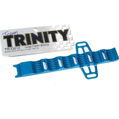 Vintage Trinity Associated T4 RC10T4 Blue Battery Brace TRI33012 - Image 1 of 4